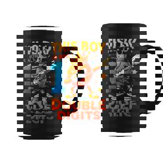 Double Digits Basketball Birthday Boy 10 Year Celebration Coffee Mug | Seseable FR
