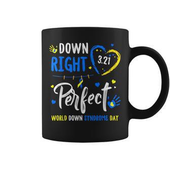 Down Right Perfect World Down Syndrome Awareness Day 2026 Coffee Mug | Mazezy