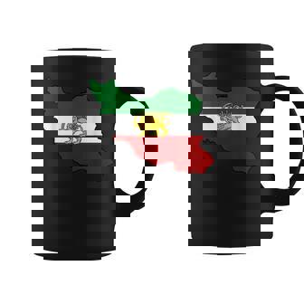 Drapeau De L'iran Avec Un Lion Tasse - Cadeauxyz