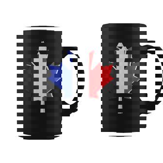 Drapeau Du Canada Et De La France Canadien Français Tasse - Cadeauxyz