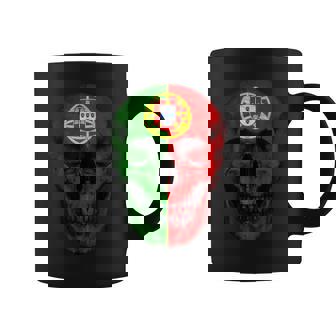 Drapeau Portugal Tête De Mort Racines Portugaises Fières Patriotiques Tasse - Cadeauxyz
