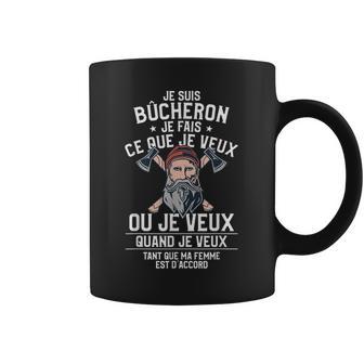 Drôle De Cadeau De Travail Du Bois Pour Un Bûcheron Mari Tasse - Cadeauxyz