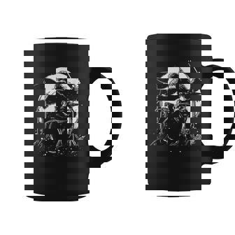 Drummer Bigfoot Plays Drums Sasquatch Drumming Coffee Mug - Thegiftio