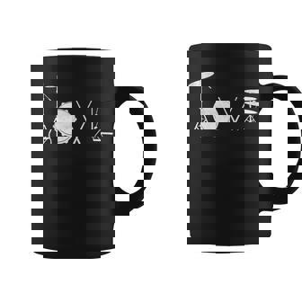 Drummer Love グラフィックドラムセット ドラミングミュージシャン ロックバンド コーヒーマグ - Kawaiitshirt