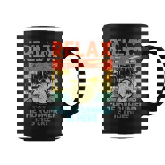 Drumming Art For Men Women Drumline Drum Set Drummer Coffee Mug | Mazezy