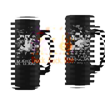 Duck Duck Boo Halloween Costume Duck Coffee Mug - Monsterry