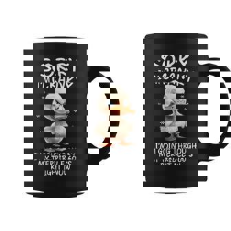 Duck Sorry I'm Cranky I'm Going Through My Terrible 60'S Coffee Mug - Monsterry