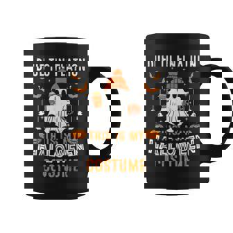 Due To Inflation This Is My Halloween Costume Halloween Coffee Mug - Monsterry