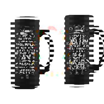 Due To Inflation This Is My Ugly Sweater Family Christmas Coffee Mug | Seseable UK