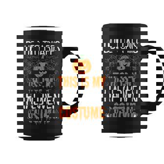 Due To Tariffs This Is My Halloween Costume Women's Coffee Mug | Mazezy