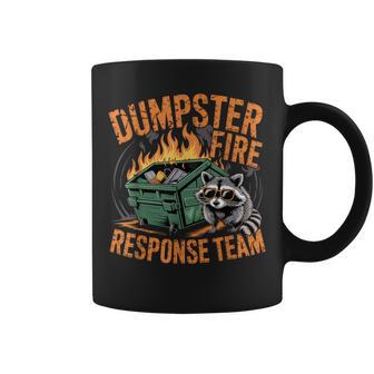 Dumpster Fire Response Team Raccoon Meme Lover Humor Coffee Mug - Monsterry