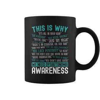 Dysautonomia Awareness Chronic Illness Dysautonomia Fighter Coffee Mug - Thegiftio UK