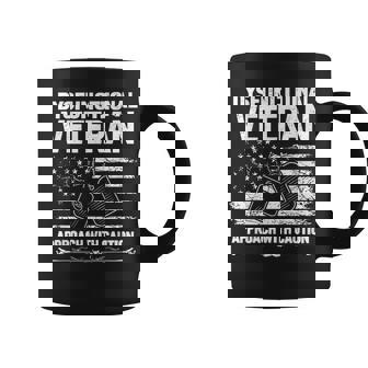 Dysfunctional Veteran Approach With Caution Military Coffee Mug | Mazezy