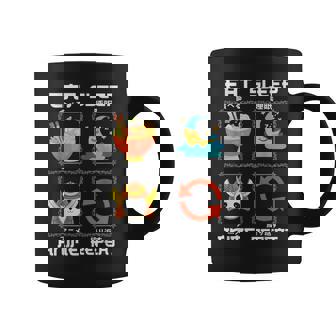 Eat Sleep Anime Repeat Graphic For Anime Fans Coffee Mug - Thegiftio