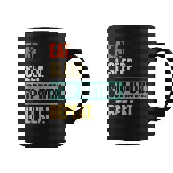 Eat Sleep Stop Motion Repeat Film Technology Coffee Mug - Thegiftio