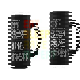 Eatleep Rave Repeat Edm テクノ コーヒーマグ - Kawaiitshirt