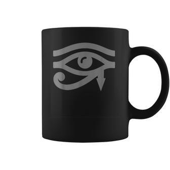 Egyptian Mythology The Eye Of Horus Gray Coffee Mug - Thegiftio UK