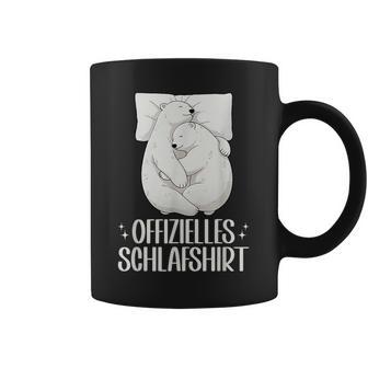 Eisbär Offizielleschlaf Lustiges Eisbär Pyjama Tassen - Geschenkecke