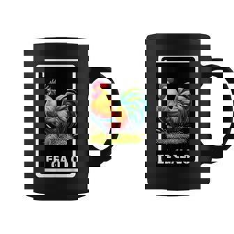 El Gallo Mexican Lottery Bingo Game Traditional Rooster Card Coffee Mug | Mazezy