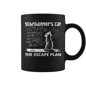 El Gato Dechrödinger El Plan De Escape Divertido Profesor De Ciencias Taza de café - Regaloses