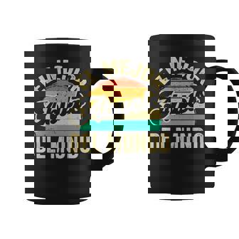 El Mejor Abuelo Del Mundointage Retro Papá Abuelo Manga Larga Taza de café - Regaloses