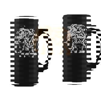 Elephant Tribal Art Safari Elephant Animal Lover Coffee Mug | Mazezy
