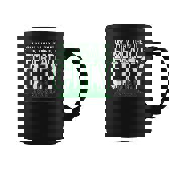 On My Way To The Emerald-City Graphic Wiz Casual Coffee Mug - Thegiftio