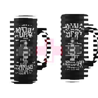 Emotional Support Drinking Buddy Adult Humor Drinking Coffee Mug | Mazezy