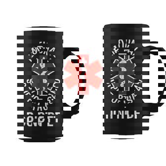 Emotional Support Husband Do Not Pet For Him Coffee Mug - Monsterry