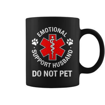 Emotional Support Husband Do Not Pet For Married Coffee Mug - Seseable