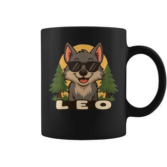 Enfant Leo – Loup Avec Prénom Pour Garçons Tasse - Cadeauxyz