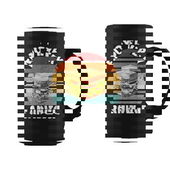 Enjoy Every Sandwich Saying Joke Coffee Mug | Mazezy