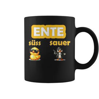 Ente Enten Entchen Lustig Wortspiel Koch Landwirt Ente Tassen - Geschenkecke