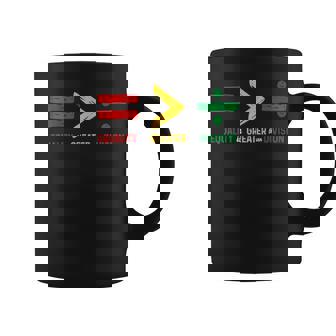 Equality Is Greater Than Division Math Teacher Black History Coffee Mug - Monsterry