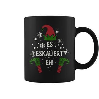 Es Eskaliert Eh Elfen Familien Partnerlook Weihnachten Tassen - Geschenkecke