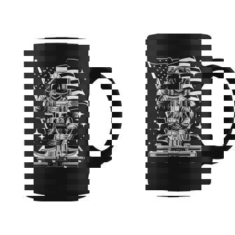 Espacio Exterior Dj Astronauta Edm Usa Flageterano Taza de café - Regaloses