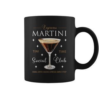 Espresso Martini Social Club Drinking Cocktai Coffee Mug | Seseable UK