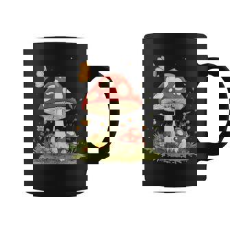 Etas Cottagecore Con Mariposas Y Flores In Mangas Taza de café - Regaloses