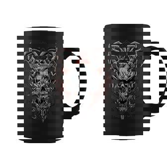 Evilkeleton Heavy Metal Gótico Demoníaco Taza de café - Regaloses