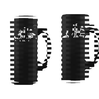 Evolución Retiro Humor Abuelo Jubilado Hombre Drole Taza de café - Regaloses