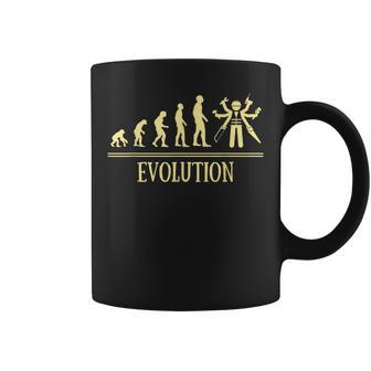 Evolution Bricolage Homme Humour Bricoleur Idée Cadeau Papi Tasse - Cadeauxyz