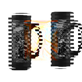 Expressionist Artsy Boxer Dog Artistic Boxer Coffee Mug | Mazezy