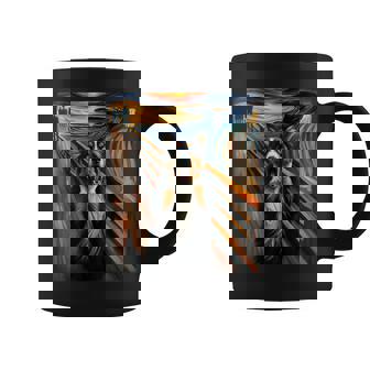 Expressionist Artsy Dog Artistic Australian Shepherd Coffee Mug | Mazezy