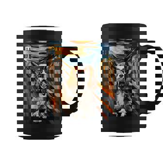 Expressionist Artsy Dog Cavalier King Charles Spaniel Men Women Girls Kids Coffee Mug | Mazezy