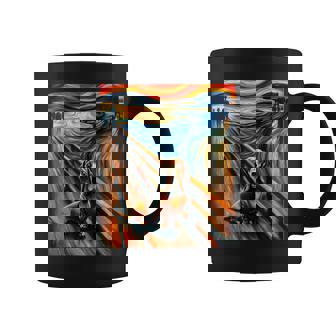 Expressionist Artsy Wiener Sausage Dog Artistic Dachshund Men Women Girls Kids Coffee Mug | Mazezy