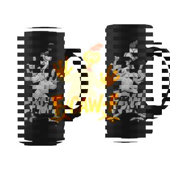 F-Caw-F Chicken Meme Quote Rooster Humor Coffee Mug - Monsterry