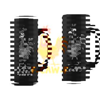 F-Caw-F Chicken Humor Quote Rooster Meme Bird Coffee Mug - Monsterry