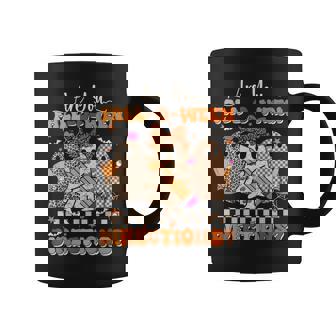 Are You Fall O Ween Directions Teacher Halloween Ghost Coffee Mug | Mazezy