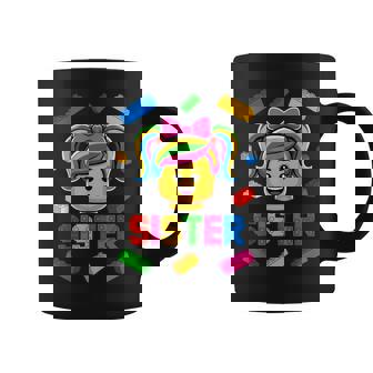 Family Sister Master Builder Building Bricks Blocks Girls Coffee Mug | Mazezy