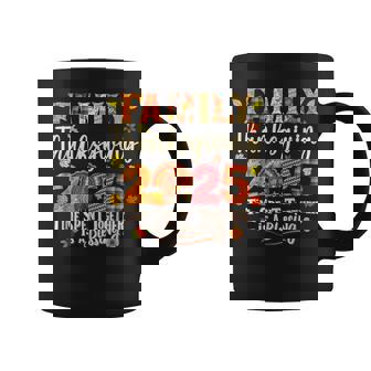 Family Thanksgiving 2025 Crew Thankful Group Autumn Turkey Coffee Mug - Monsterry